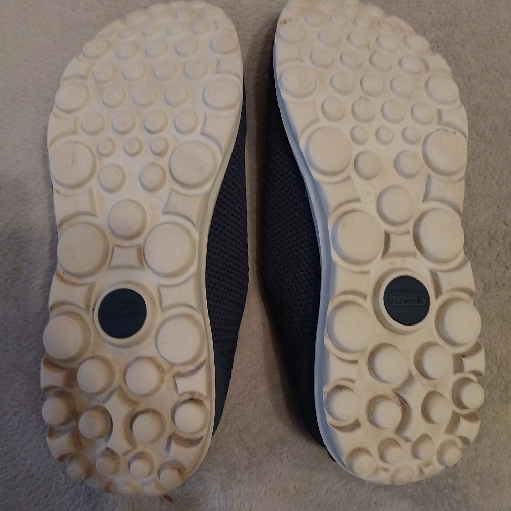 Skechers GOwalk Navy Knit Slip-On Sneakers Size 9 WIDE - Picture 8 of 9
